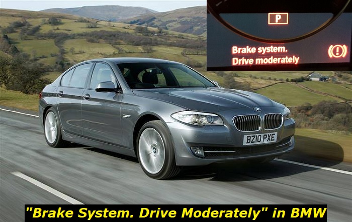 brake system drive moderately bmw